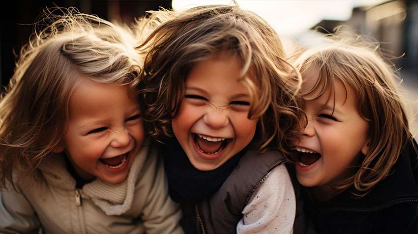 Dumme Sprüche Kinder am Lachen Witzig haha Lustig Lustiger Spruch