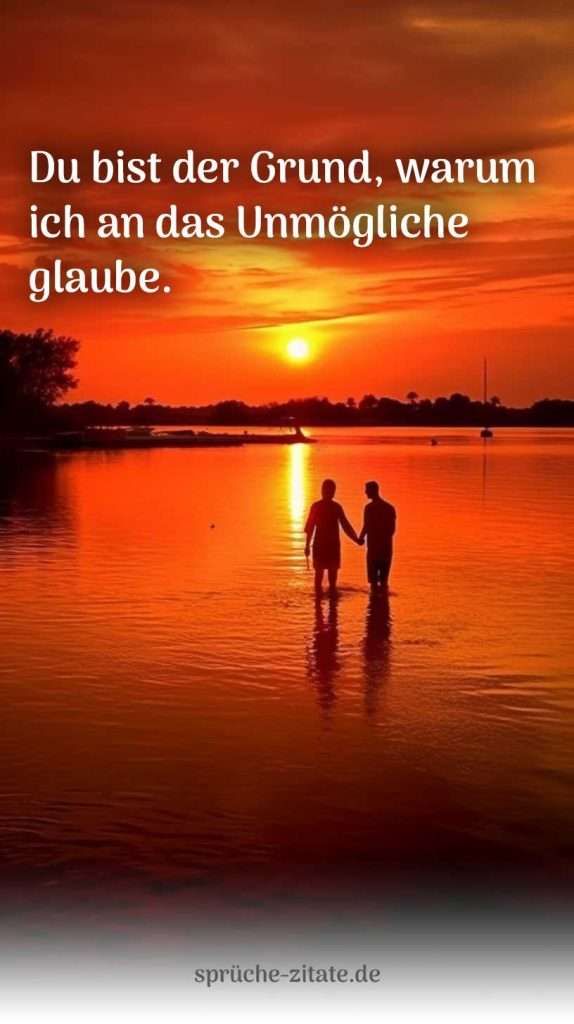 Liebessprüche Paar Romantisch Dunkel Baum unmögliche grund liebe spruch ehepaar