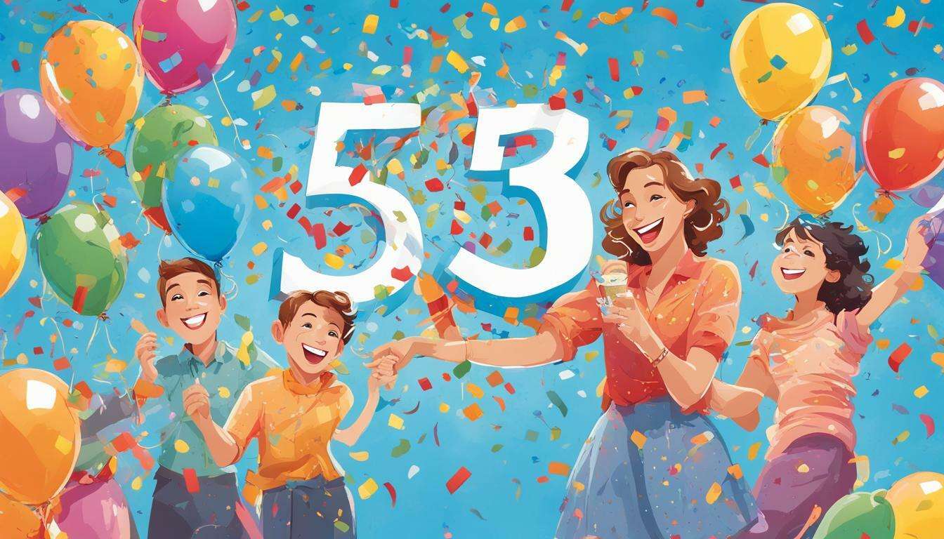 Herzlichen Glückwunsch zum 53 Geburtstag