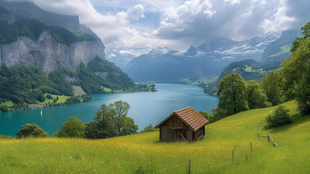 Berge Heimat Sprüche Schweiz