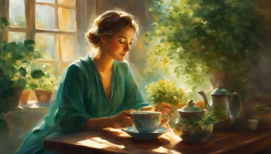 Ein entspannender Kräutertee am Morgen kann den Tag ohne Kaffee angenehmer gestalten. Ein entspannender Kräutertee am Morgen kann den Tag ohne Kaffee angenehmer gestalten.