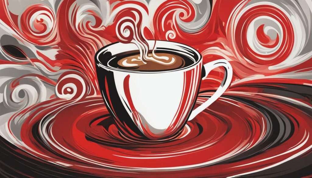 Lustig Kaffeetasse mit roter Nase Lustig Kaffeetasse mit roter Nase