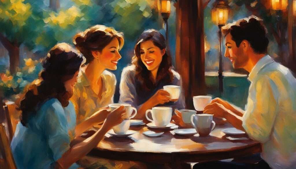 kaffee und gespräche mit freunden kaffee und gespräche mit freunden