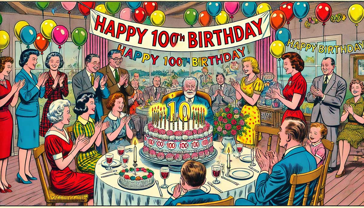 Herzliche Glückwünsche zum 90. Geburtstag