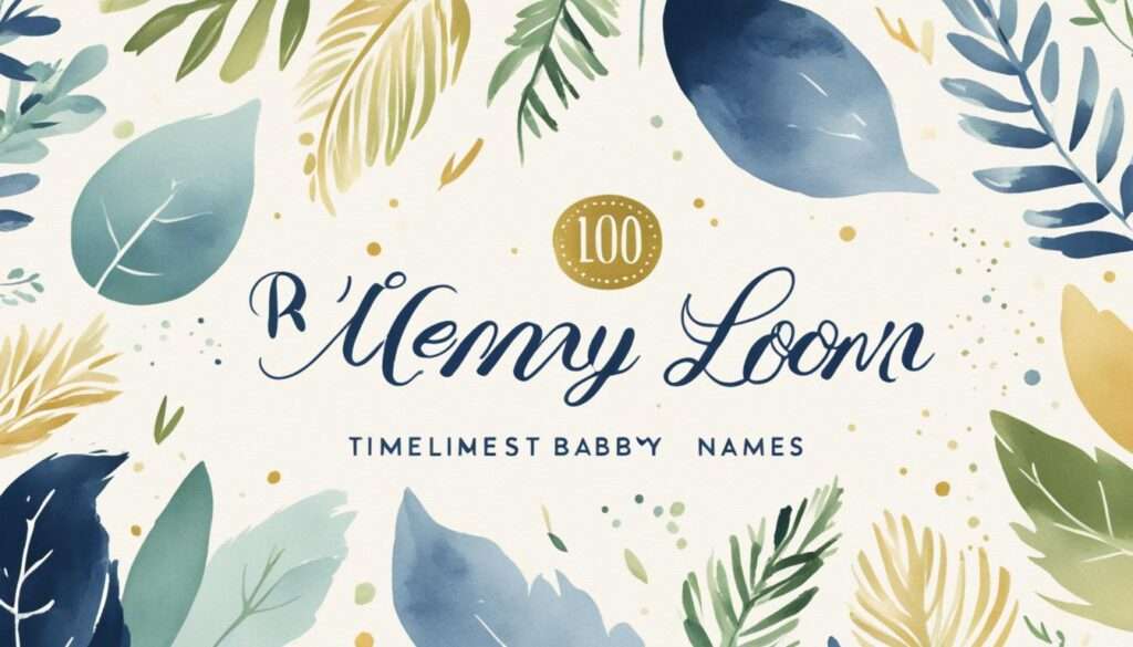 Besten Schoenen zeitlosen Jungennamen