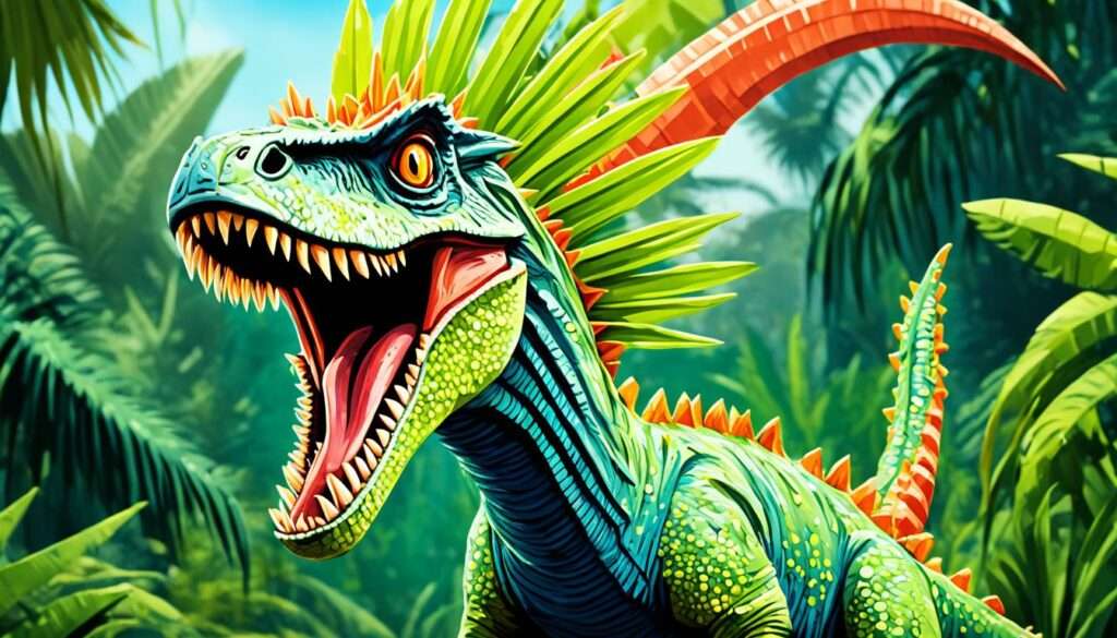 Dilophosaurus Popkultur Darstellung