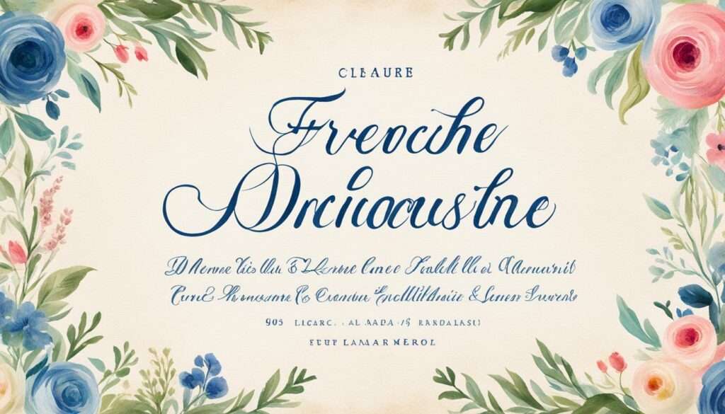 Franzoesische Namen und Nachnamen