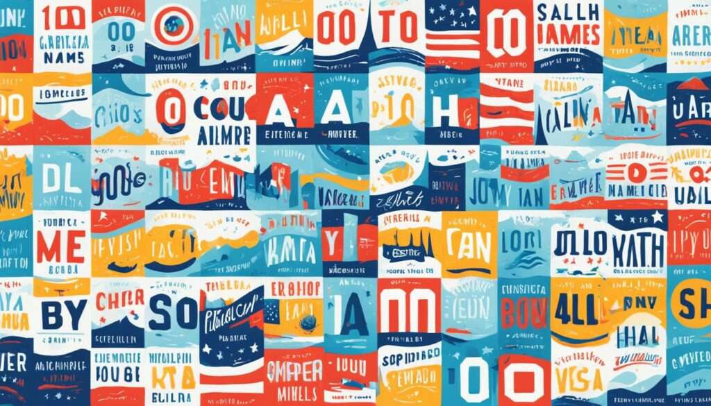 Moderne amerikanische Jungennamen