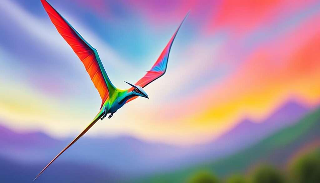 Segelflug des Pteranodon