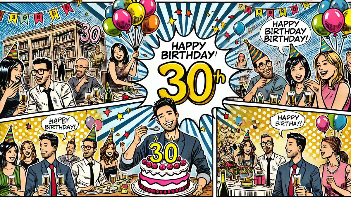 Sprüche zum 30. Geburtstag