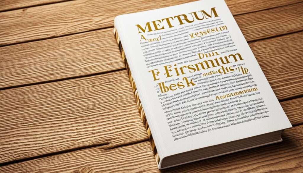 Analyse der Versmaße