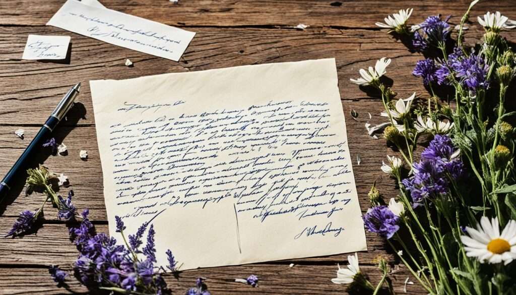 Persönlicher Brief nach Trennung Persönlicher Brief nach Trennung