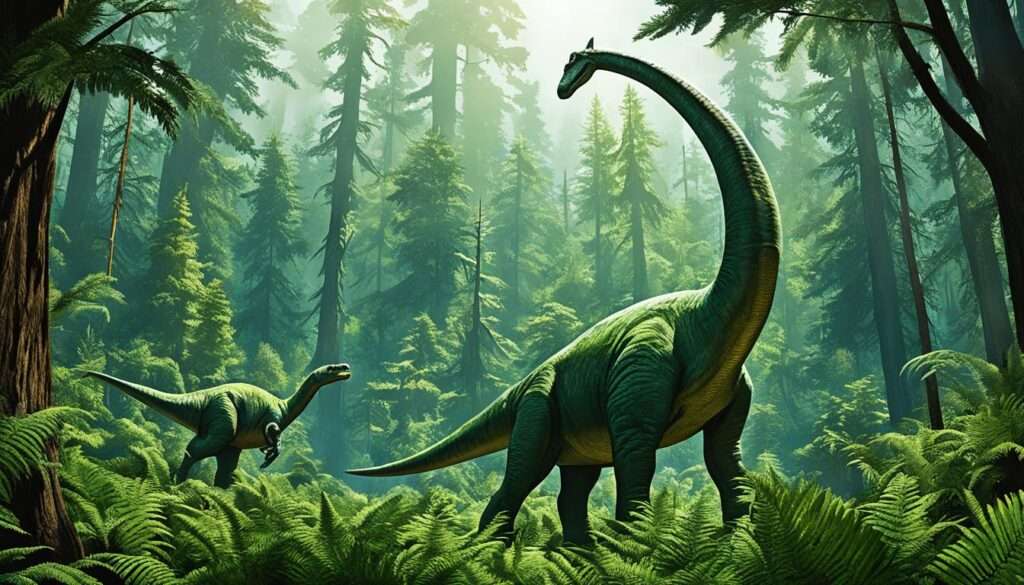 Späte Jura Ökosysteme des Brontosaurus Späte Jura Ökosysteme des Brontosaurus
