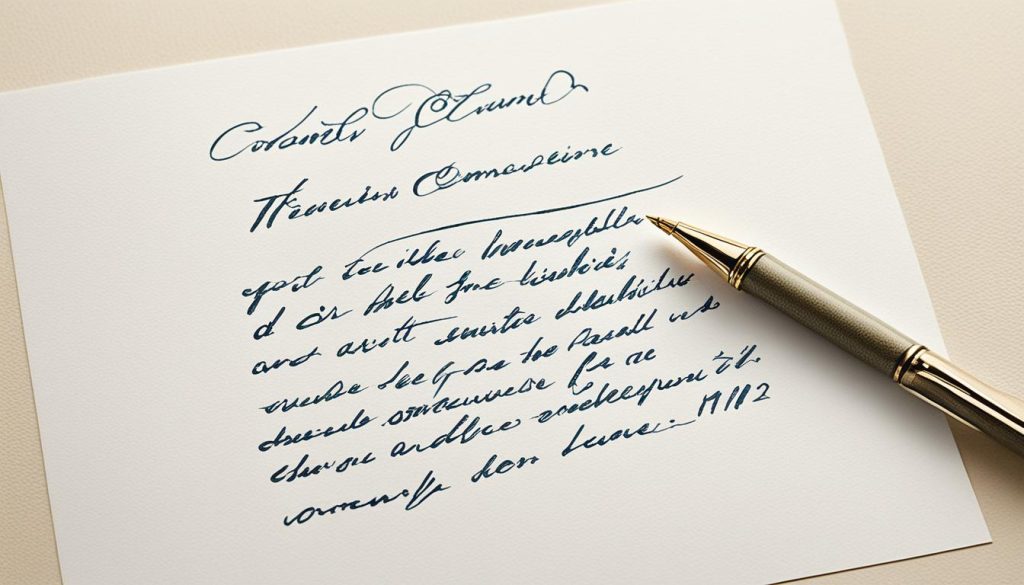 Anrede für die Trauerkarte Anrede für die Trauerkarte