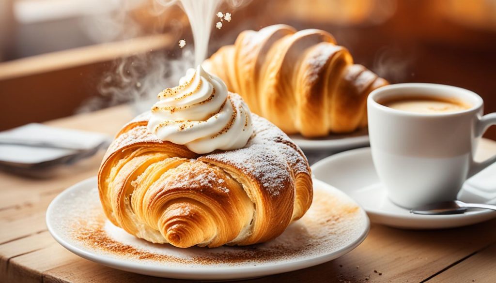 Kaffee und Croissants Kaffee und Croissants