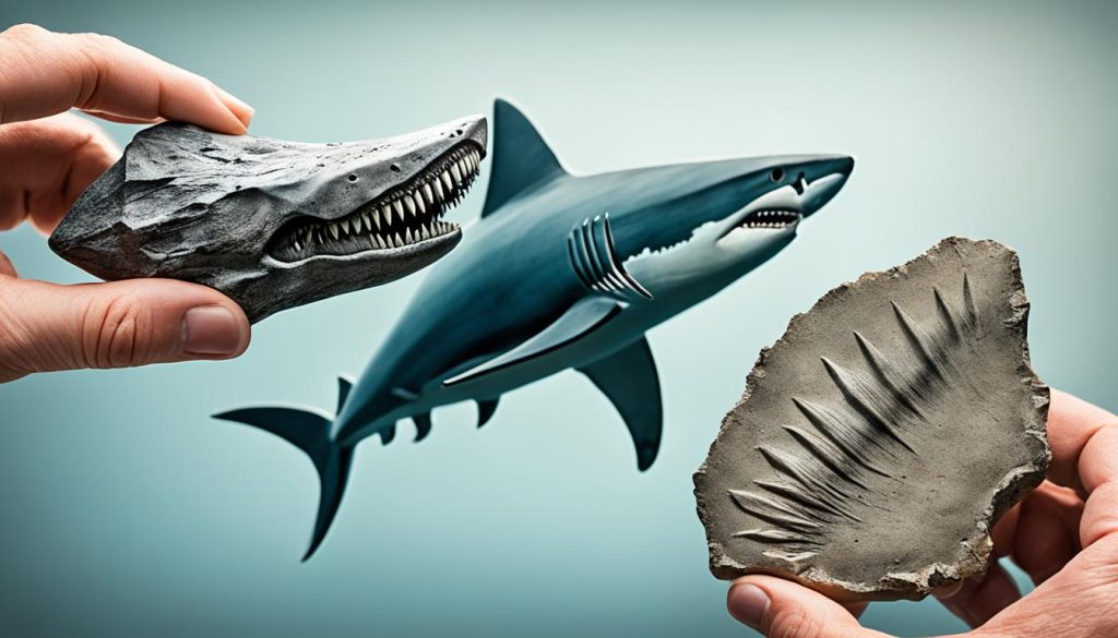 Megalodon-Fossilien Megalodon-Fossilien