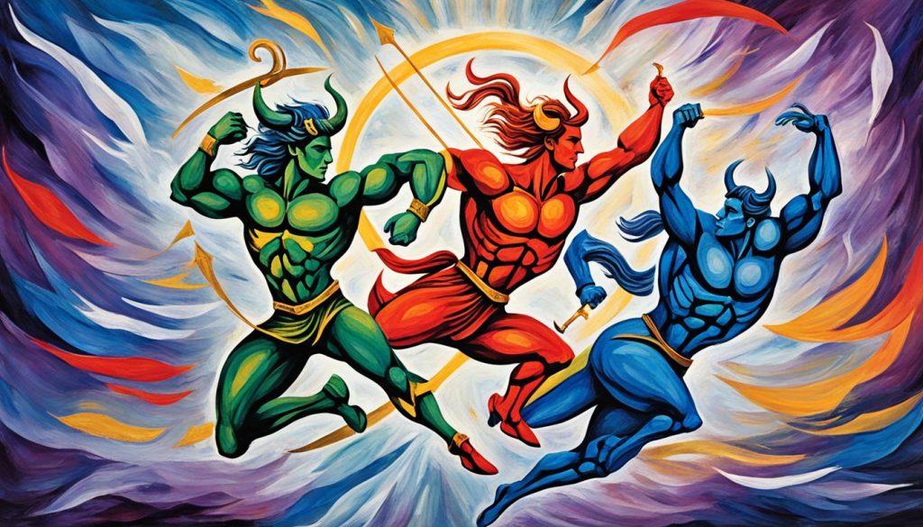 Steinbock und Schütze Steinbock und Schütze