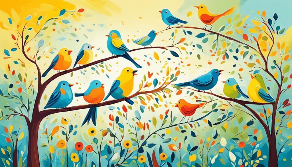 lustiger guten morgen spruch mit vögeln