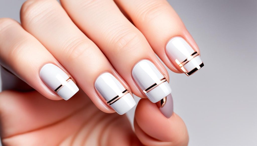 micro french nails micro french nails