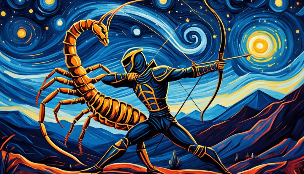 skorpion und schütze