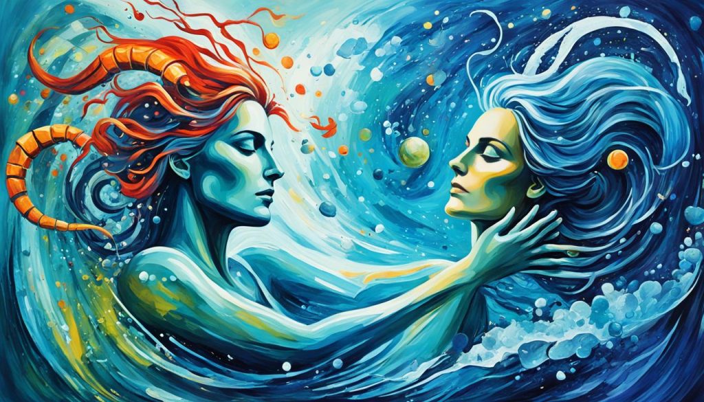 skorpion und wassermann