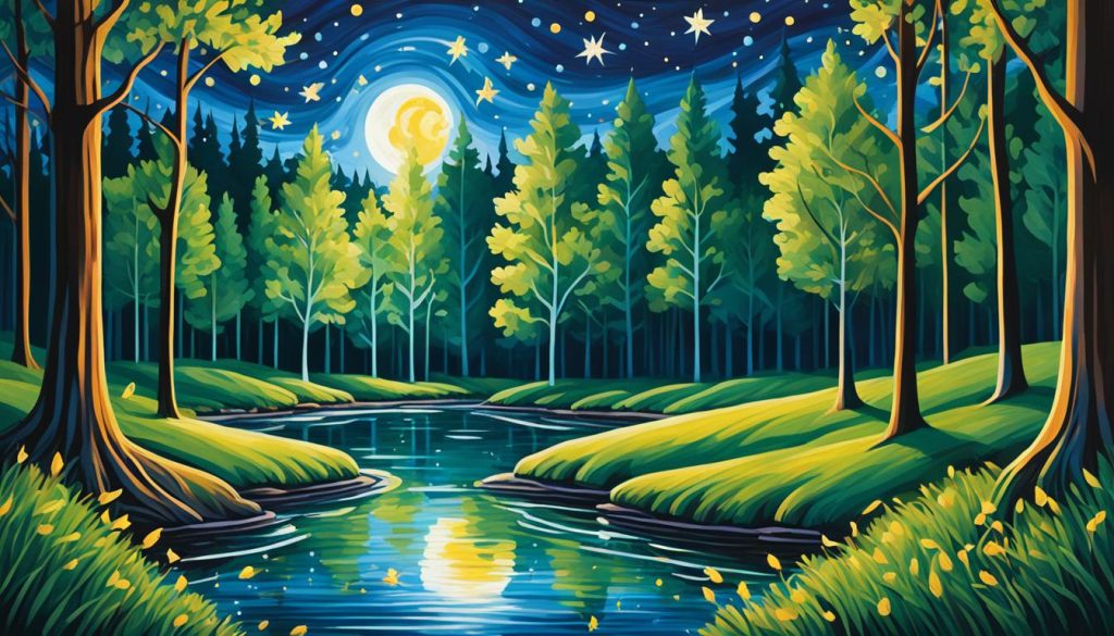 wunderschöne gute nacht bilder natur