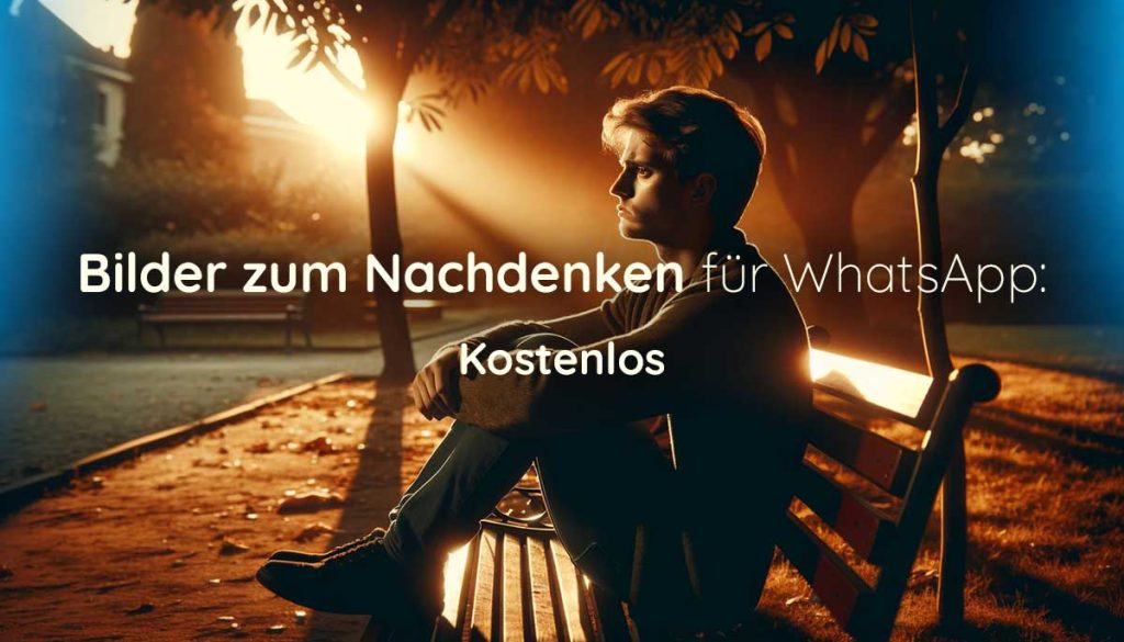 Bilder zum Nachdenken für WhatsApp Kostenlos