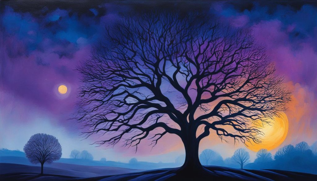 Dunkle Abendstimmung Dunkle Abendstimmung