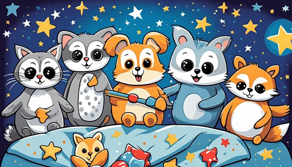 Spaßige Nacht-Cartoons Spaßige Nacht-Cartoons