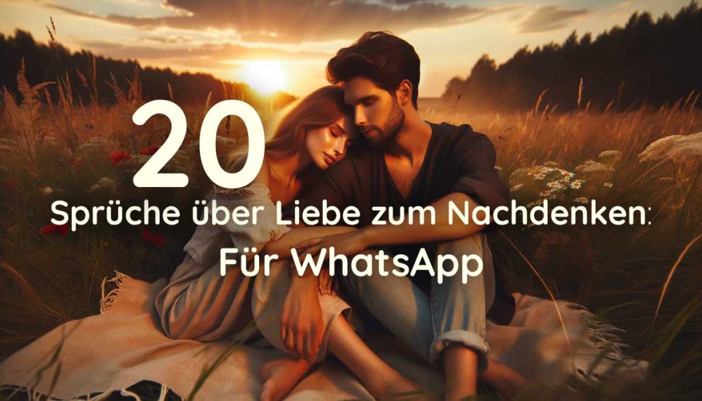 WhatsApp Sprüche Liebe Nachdenken