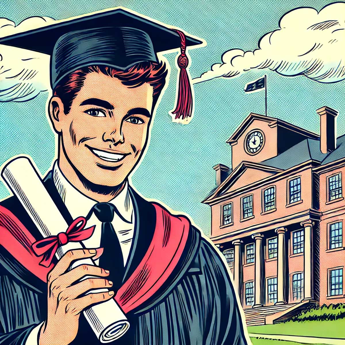 Glückwünsche zum Abitur eines Enkels