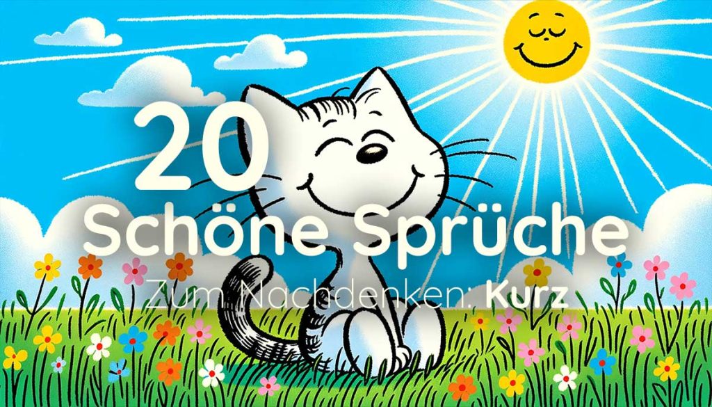 schöne sprüche zum nachdenken kurz