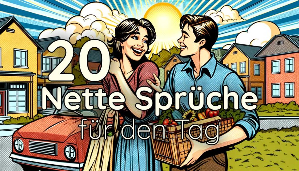 Nette Sprüche für den Tag