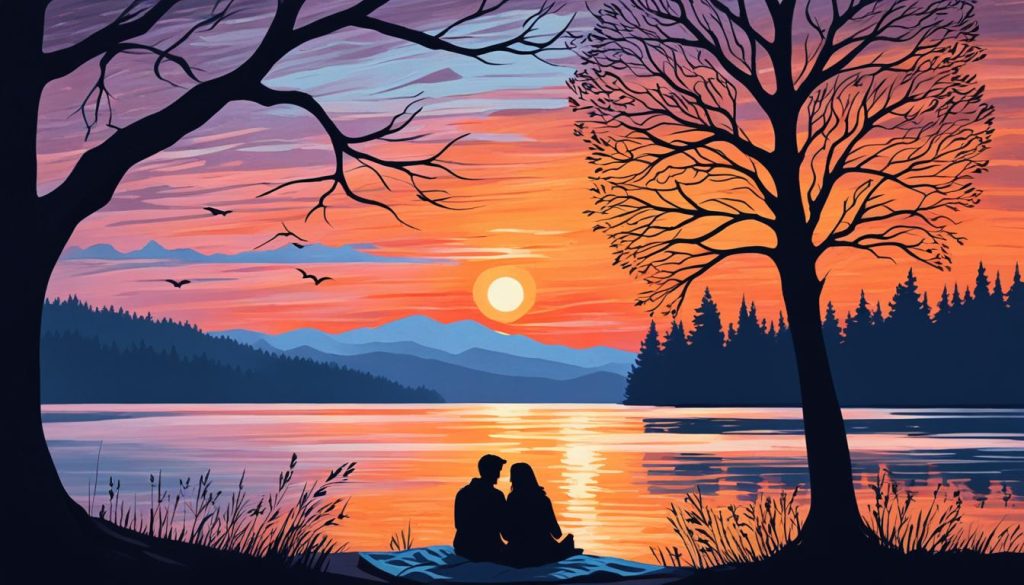 romantische abendstimmung romantische abendstimmung