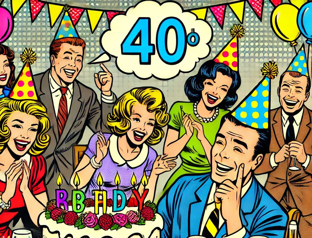 Sarkasmus freche Sprüche zum 40. Geburtstag Mann