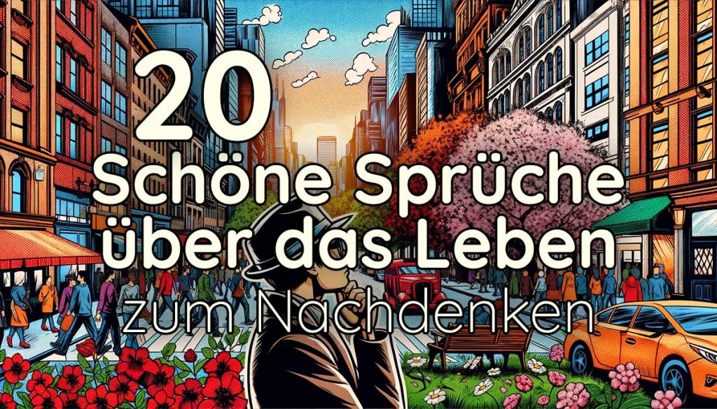 Schöne Sprüche über das Leben zum Nachdenken
