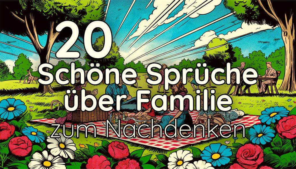 Schöne Sprüche über Familie zum Nachdenken