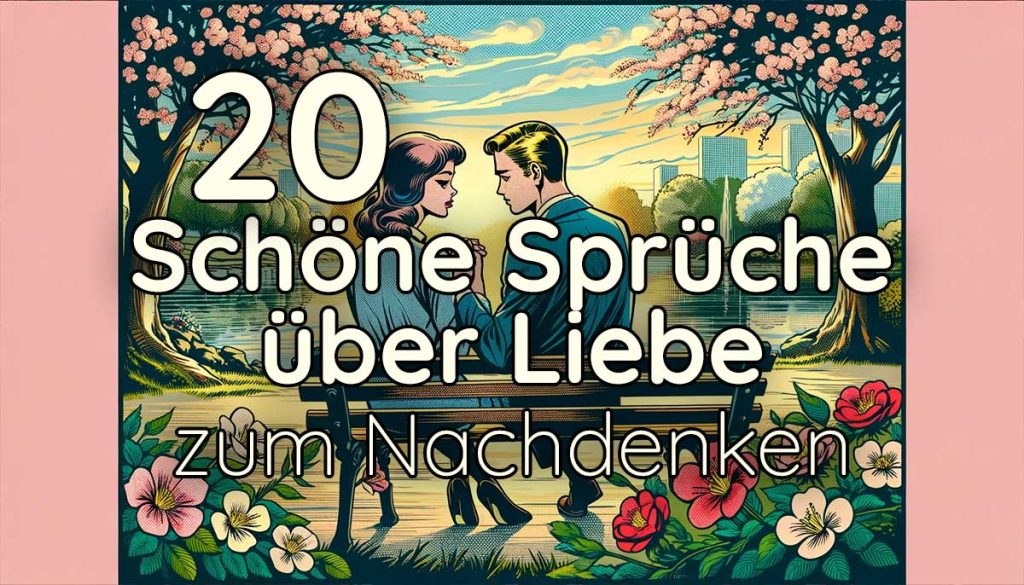 Schöne Sprüche über Liebe zum Nachdenken