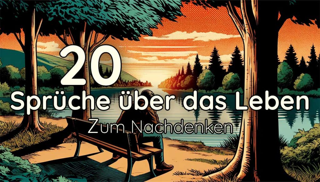 Sprüche über das Leben zum Nachdenken