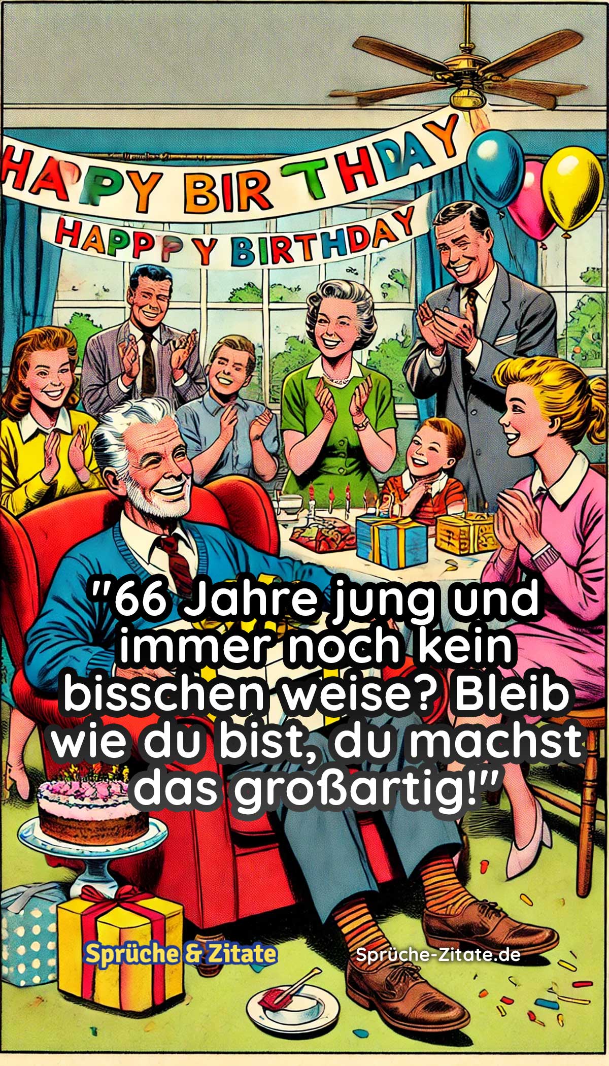 WhatsApp Geburtstagsbilder Kostenlos zum 66. Geburtstag 7