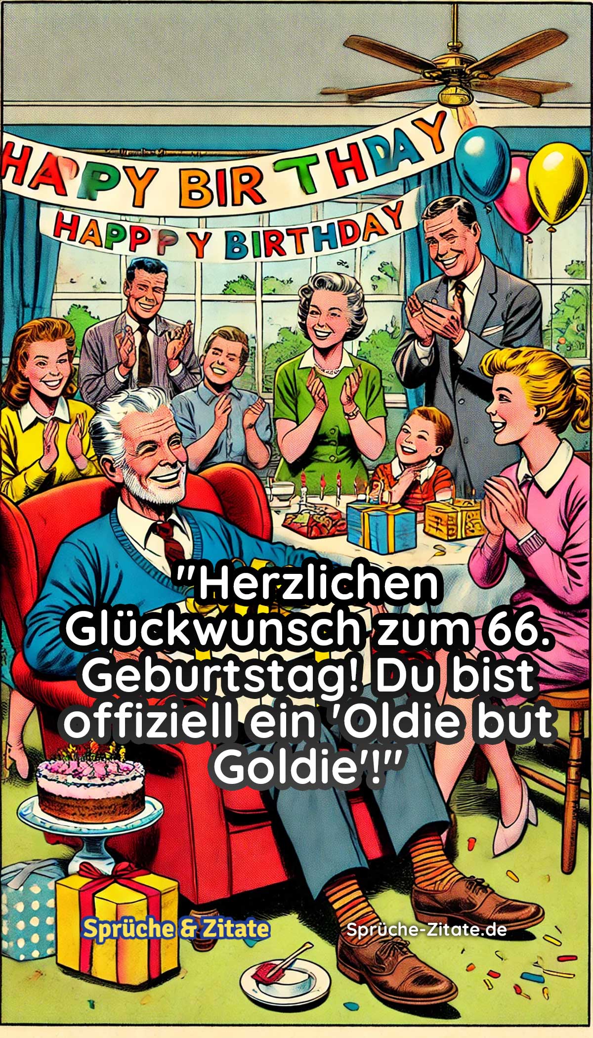 WhatsApp Geburtstagsbilder Kostenlos zum 66. Geburtstag 4