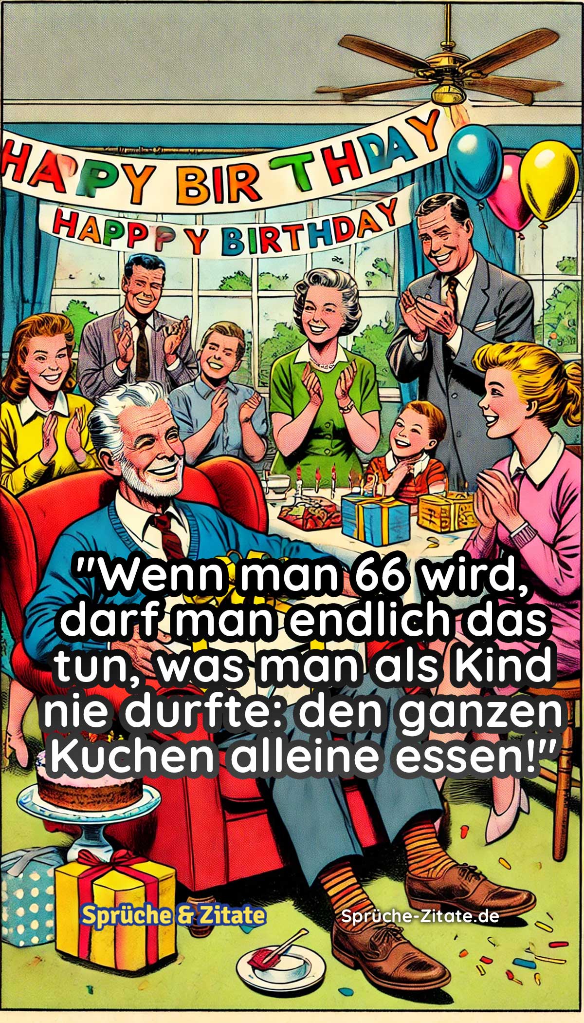 WhatsApp Geburtstagsbilder Kostenlos zum 66. Geburtstag 2
