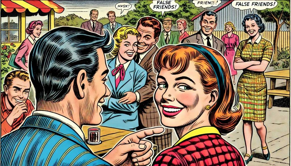 Falsche Freunde Sprüche