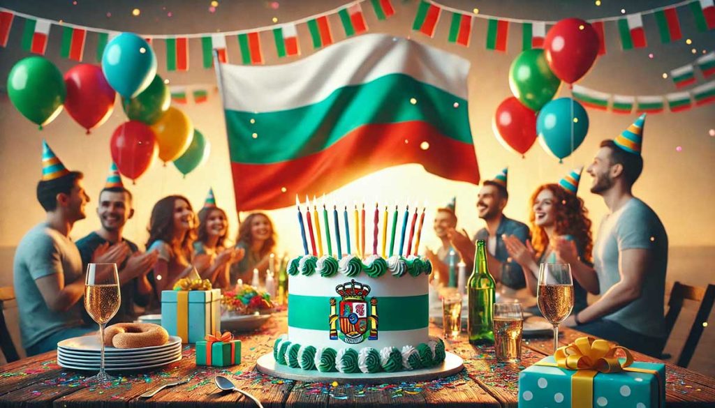 Bulgarische Geburtstagswünsche mit Übersetzung (deutsch)
