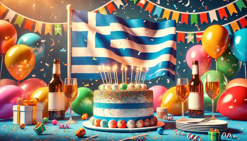 Griechische Geburtstagswünsche mit Übersetzung (deutsch)