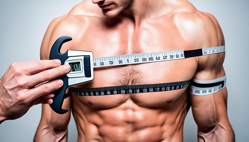 Caliper-Methode zur Körperfettmessung Caliper-Methode zur Körperfettmessung