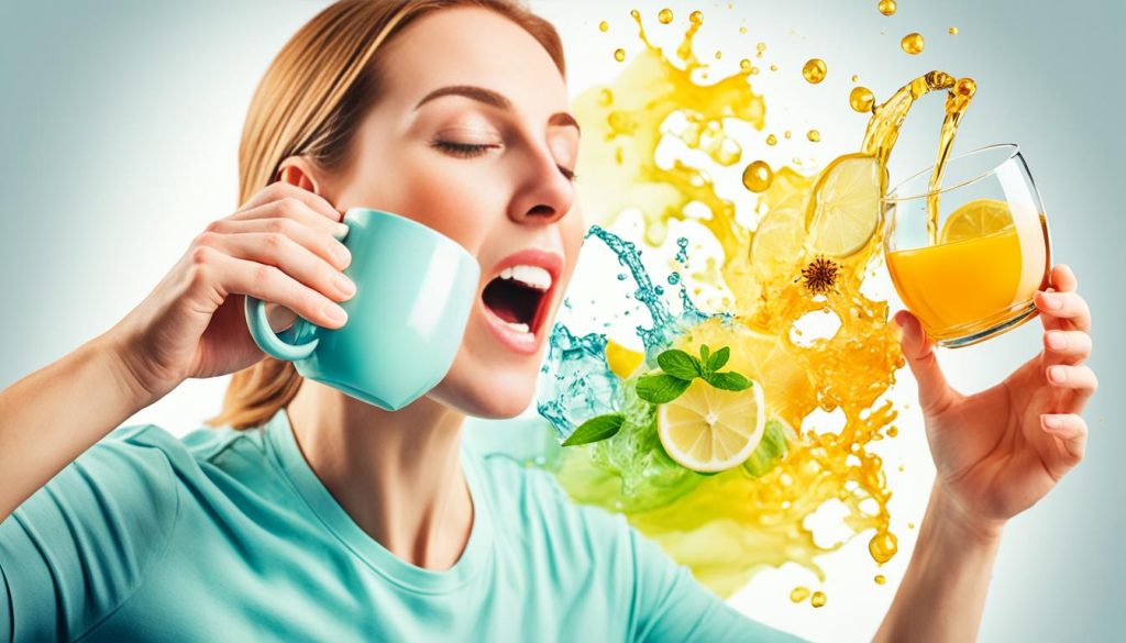 Flüssigkeitszufuhr bei Halsschmerzen Flüssigkeitszufuhr bei Halsschmerzen