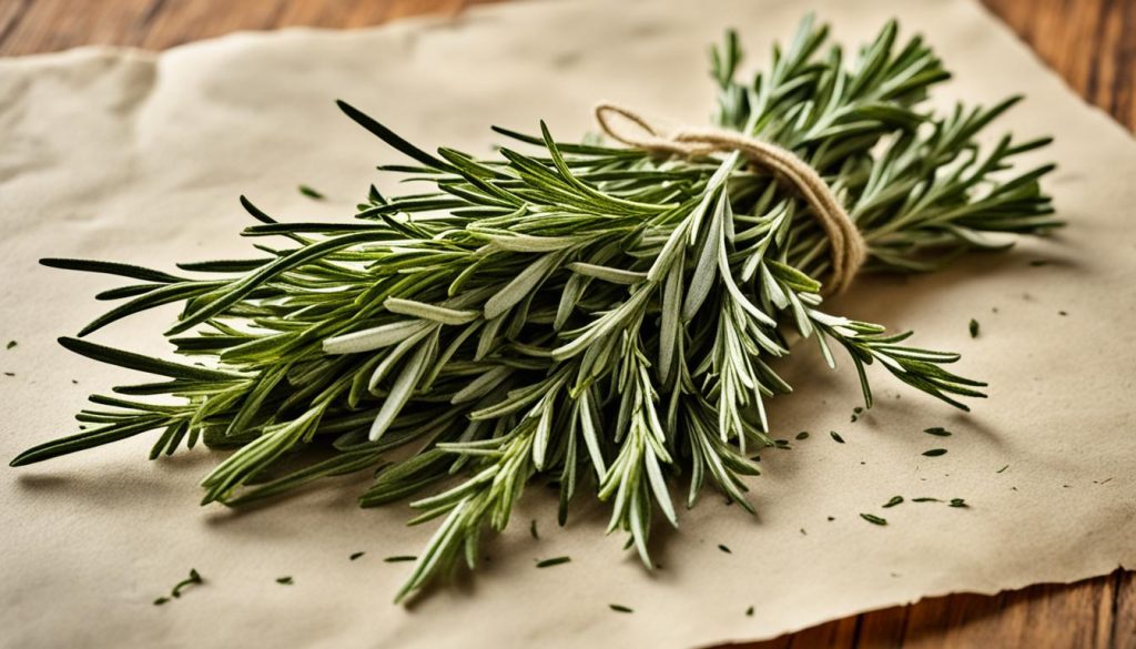 Getrockneter Rosmarin Getrockneter Rosmarin