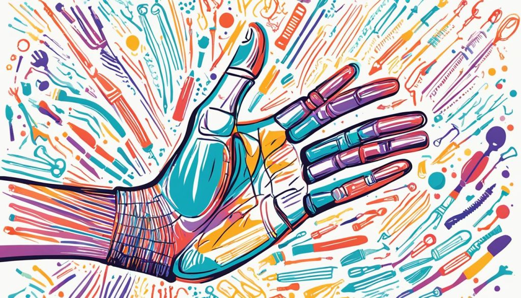 Hand Ergonomie bei Sehnenscheidenentzündung Hand Ergonomie bei Sehnenscheidenentzündung