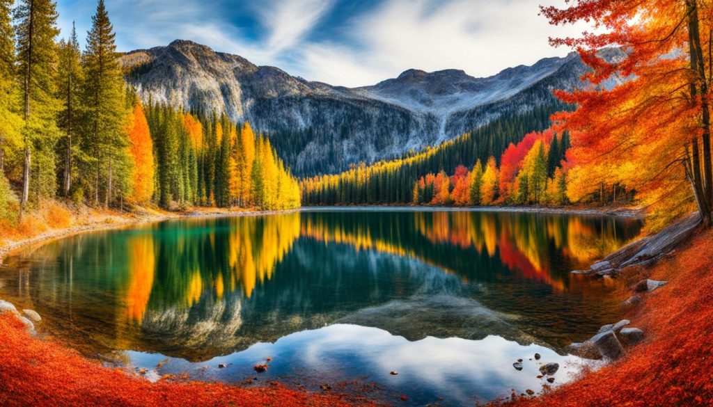 Herbstreflektion in der Natur Herbstreflektion in der Natur